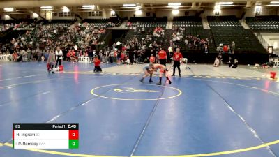 85 lbs 3rd Place Match - Parker Ramsey, Blackfox Wrestling Academy vs Hayes Ingram, Bear Cave