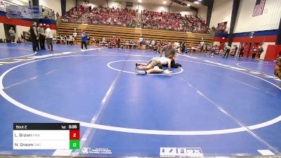 120 lbs Rr Rnd 1 - Layla Brown, Pirate Wrestling Club vs Noah Groom, Claremore Wrestling Club