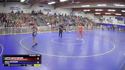 165 lbs Round 2 - Layth Qouchbane, Barlow Mat Club (DBA Barlow Wr vs Max Dickson, Culver