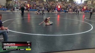 75 lbs Champ. Round 1 - Calvin Caputo, Rabbit Wrestling Club vs Gabriel Stephens, Arlington Wrestling Club