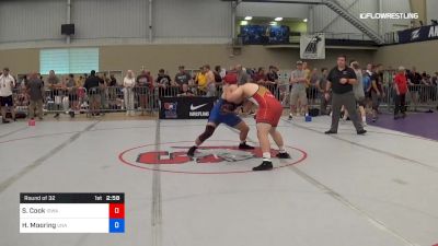 97 kg Round Of 32 - Sam Cook, IOWA vs Hunter Mooring, Unattached