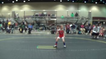 44 lbs Round 1 (6 Team) - Braxton Edgil, #papatoddstrong vs Damon Burrell, ARES Red