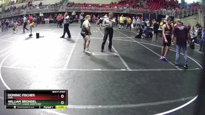 200 lbs Cons. Round 2 - William Brondel, Central City Junior Wrestling vs Dominic Fischer, CWO