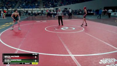 4A-106 lbs Semifinal - Bryce Haltiner, Tillamook vs River Sandstrom, Philomath