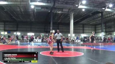 126 lbs Round 2 (4 Team) - Caleb Rafal, GREAT NECK WRESTLING CLUB vs Hayden Mayo, GROUND UP USA