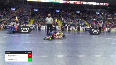 82 lbs Quarterfinal - Leo Buynosky, Exeter vs Corbin Horner, Derry