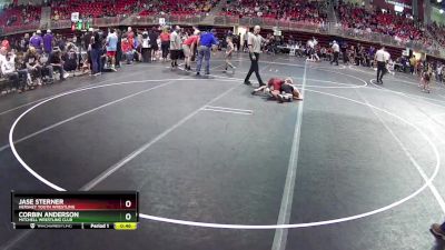 80 lbs Champ. Round 2 - Jase Sterner, Hershey Youth Wrestling vs Corbin Anderson, Mitchell Wrestling Club