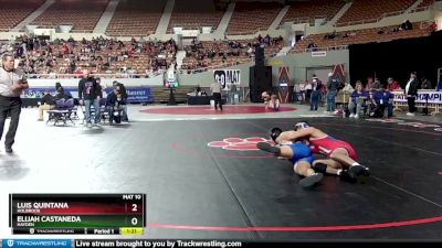 D4-175 lbs Champ. Round 1 - Luis Quintana, Holbrook vs Elijah Castaneda, Hayden