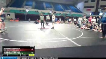 140 lbs Round 2 (3 Team) - Hayden Vosburgh, Eastside Youth Wrestling vs Wilburn Freeman, Team Bear Wrestling Club Red