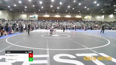 76 lbs Consi Of 4 - Maverik Wilson, Warrior Ridge vs Emilio Ochoa, Sunnyside Ironman