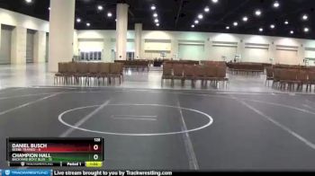 126 lbs Round 2 (8 Team) - Daniel Busch, Beebe Trained vs Champion Hall, Backyard Boyz Blue