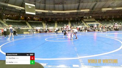 100 lbs Consi Of 16 #2 - Corbin VanDee, Hammerin Hawks vs Declan Keller, Dodge City Wrestling Academy