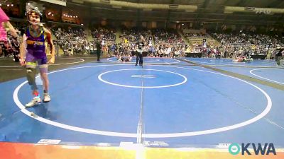 86 lbs Round Of 16 - Westin Vanzant, Bristow Youth Wrestling vs Jordan Wolfe, Standfast