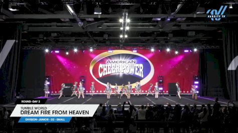 Tumble World - Dream Fire from Heaven [2024 L3 Junior - D2 - Small Day 2] 2024 Cheer Power Grand Nationals