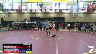 86 lbs Round 2 - Bo Link, Sebolt Wrestling Academy vs Cash Riddle, Iowa