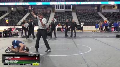 106 lbs 2nd Place Match - Trenton Frank, Scott City vs Oscar Gauna, Kansas Young Guns