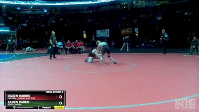 150-5A Cons. Round 2 - Dagen Harris, Central - Grand Junction vs Kaden Rahne, Rock Canyon