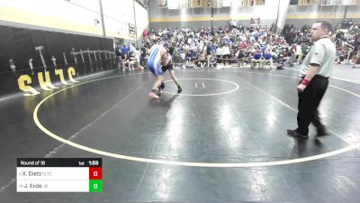 170 lbs Round Of 16 - Xaiver Dietz, Ellis Tech vs Jacob Erdo, Joel Barlow