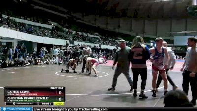 165 lbs Round 2 - Carter Lewis, Ocean Lakes Wrestling Club vs Christian Pearce Bentley, Poquoson Athletic Association