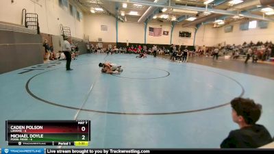 120 lbs Round 1 (10 Team) - Caden Polson, Laramie vs Michael Doyle, Fossil Ridge