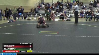 105 lbs Quarterfinal - Josh Ledford, ARES Wrestling vs Beck Yurkunas, Michigan Matcats