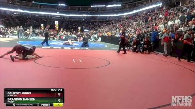 120-3A Cons. Semi - Brandon Hansen, Valley vs Dempsey Gibbs, Alamosa