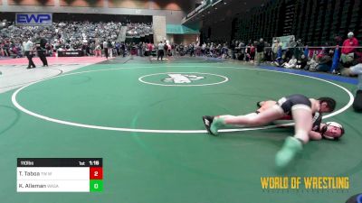 110 lbs Semifinal - Teiliana Taboa, TW Wrestling vs Kaelyn Alleman, Wasatch Wrestling Club