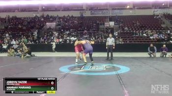 5A 215 lbs 1st Place Match - Miguel Andrade, Los Lunas vs Ryan Pauly, La Cueva