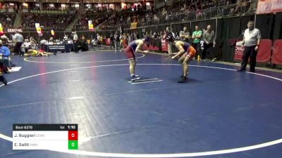 136 lbs Quarterfinal - Julian Ruggieri, Connellsville vs Elias Sallit, Parkland