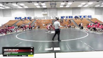 174 lbs Placement Matches (16 Team) - Abheybir Sekhon, Fresno City College vs Andrew Hamant, Sac City