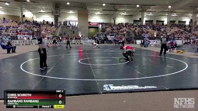 AA 113 lbs Cons. Round 1 - Chris Schroth, Rossview vs Rambang Rambang, Green Hill