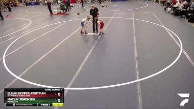 53-56 lbs Cons. Round 1 - Maclin Sorensen, Minnesota vs Elijah Hoffer-Portman, St. Francis Gladiators