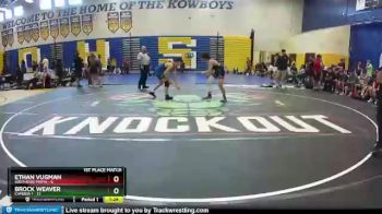 126 lbs Placement (16 Team) - Brock Weaver, Camden 1 vs Ethan Vugman, Southside Mafia