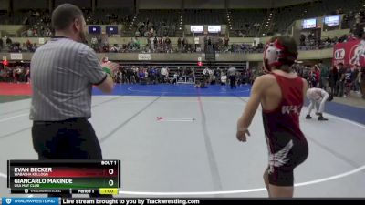 85 lbs Champ. Round 1 - Giancarlo Makinde, USA Mat Club vs Evan Becker, Wabasha Kellogg