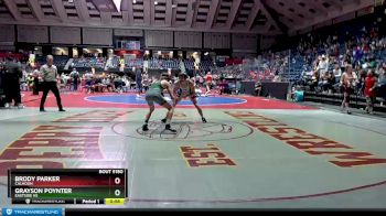 5A-120 lbs Cons. Round 3 - Grayson Poynter, Eastside Hs vs Brody Parker, Calhoun