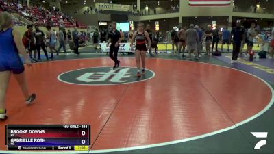 144 lbs Cons. Round 3 - Brooke Downs, KS vs Gabrielle Roth, KS