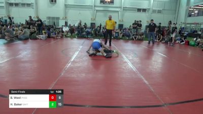 102 lbs Semifinal - Bentley West, Phoenix W.C. vs Henry Baker, Dayton Bandits - Black