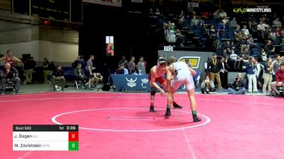 149 lbs Consi Of 4 - Jarrett Degen, Iowa State vs Matt Zovistoski, App St