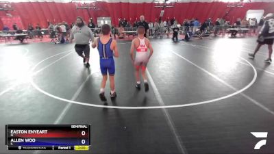 94 lbs Semifinal - Allen Woo, IL vs Easton Enyeart, IA