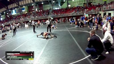 80 lbs Champ. Round 2 - Emerson Martin, Nebraska Boyz vs Liam Scearcy, Iron Hawk Wrestling Academy