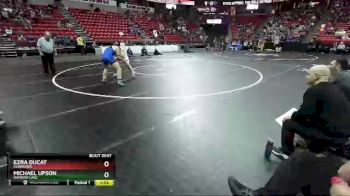 D3-195 lbs Champ. Round 1 - Ezra Ducat, Kewaunee vs Michael Upson, Random Lake