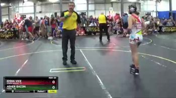 117 lbs Round 3 (6 Team) - Asher Bacon, POWA vs Emma Vice, Death Squad
