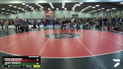 56 lbs Quarterfinal - David Kniezewski, Rangers Wrestling Club vs Henry Grimsley, CYA