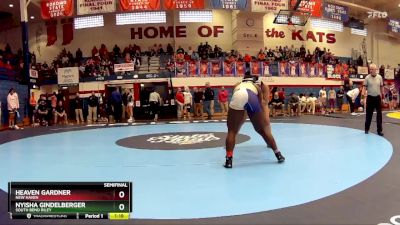 170 lbs Semifinal - Nyisha Gindelberger, South Bend Riley vs Heaven Gardner, New Haven