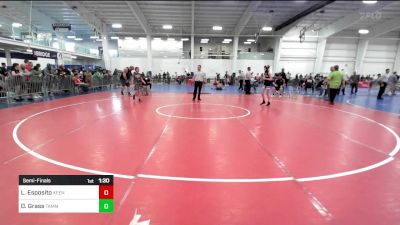 85 lbs Semifinal - Lyra Esposito, Keene Gladiators vs Delylah Grass, Tammaro Tanks