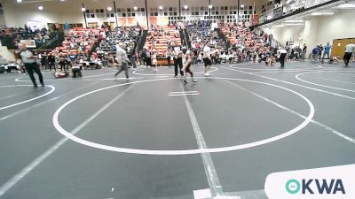 49 lbs Quarterfinal - Chance Peters, Claremore Wrestling Club vs Knox Greer, Salina Wrestling Club