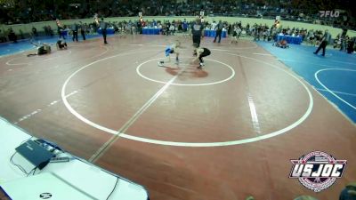 61 lbs Round Of 16 - Noah Miller, Clinton Youth Wrestling vs Colton Causey, Division Bell Wrestling