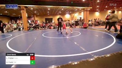 49 lbs Consolation - Luke Fisher, Texarkana Wrestling Club vs Ulysses Funk, Team Conquer