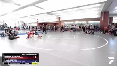 112 lbs Round 4 - Mariah Roberts, Red Pride Wrestling Academy vs Mia Goodwin, Kellam Mat Rats Wrestling Club