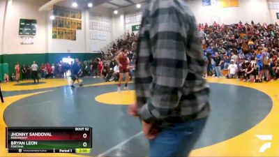 145 lbs Champ. Round 1 - Jhonny Sandoval, Paramount vs Bryan Leon, Fontana